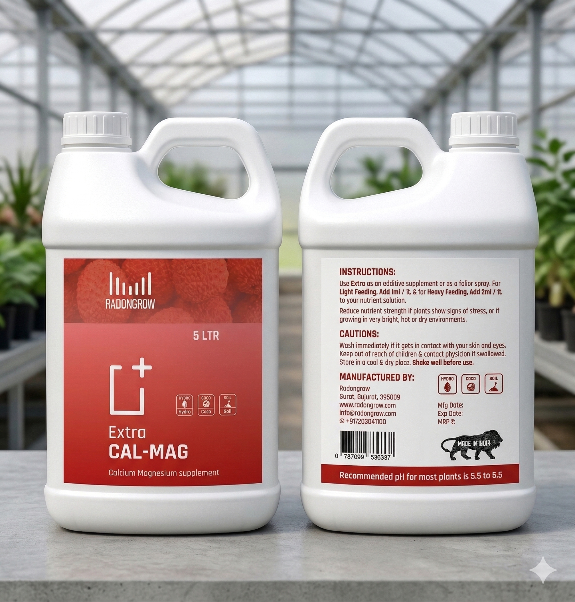 RADONGROW Extra CAL-MAG | Premium Calcium, Magnesium & Silicon ...